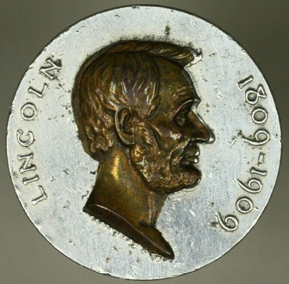 USA Abraham Lincoln Birth Centennial  1909 by Heeren Brothers AU hairlines A1613