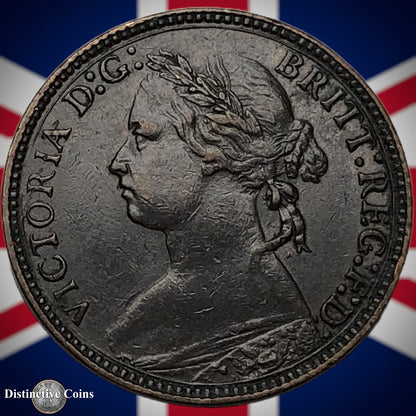 Great Britain 1875 H Farthing 1/4d GB3753