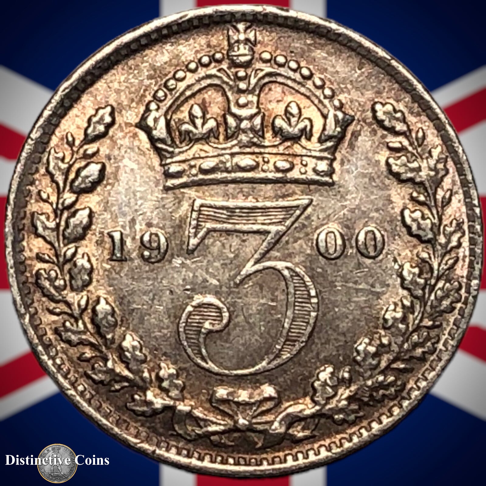 Great Britain 1900 Three Pence GB2069