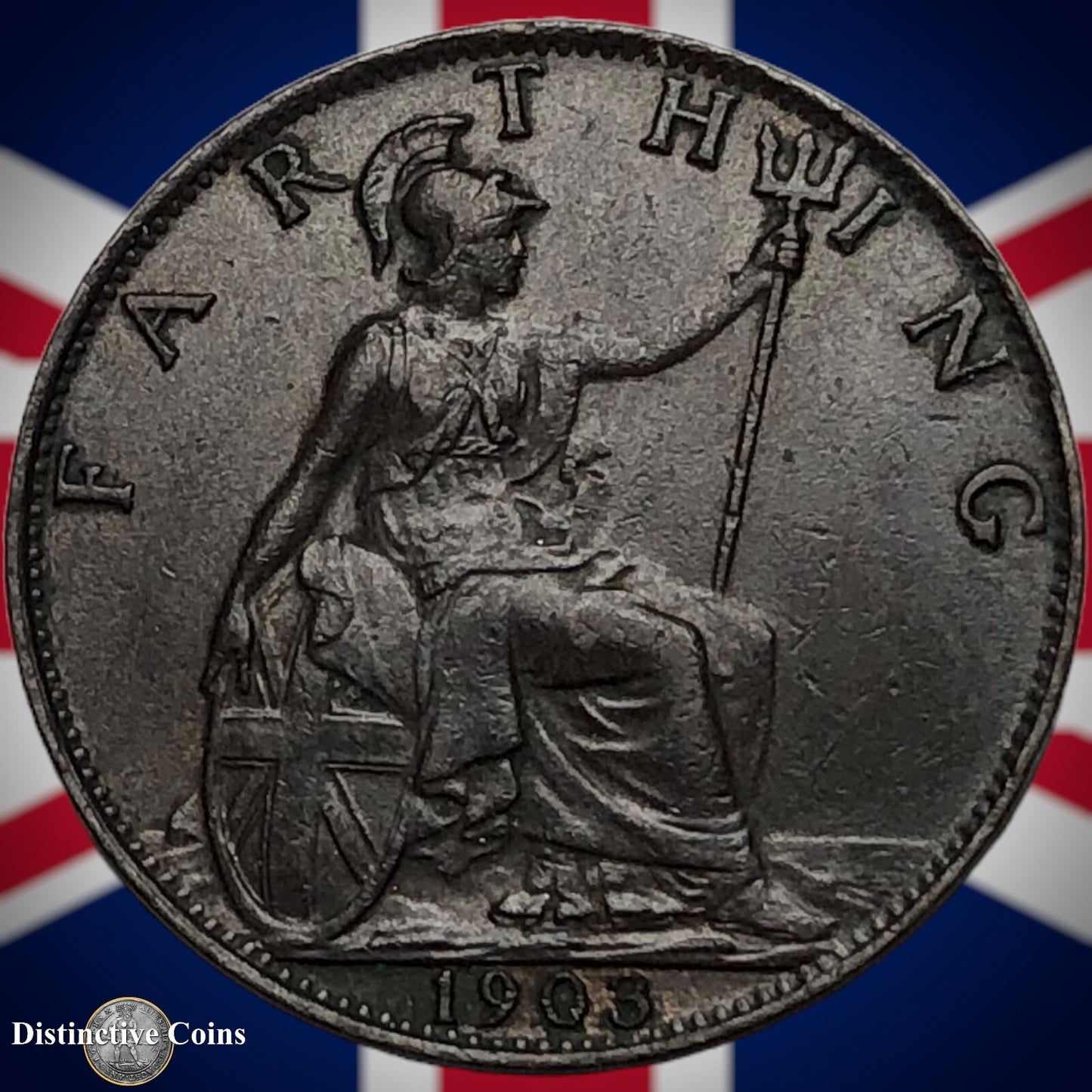 Great Britain 1903 Farthing 1/4d GB4525