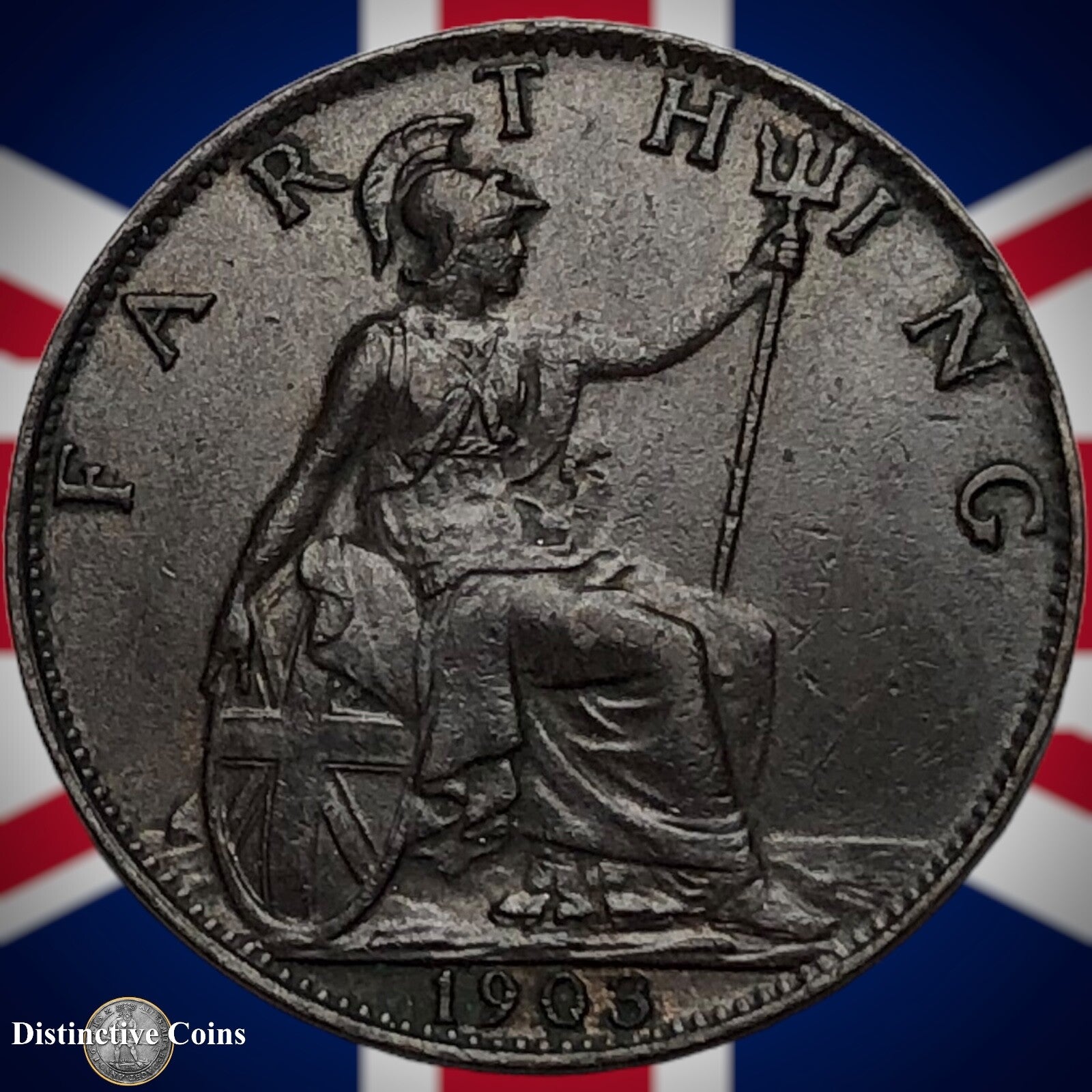 Great Britain 1903 Farthing 1/4d GB4525