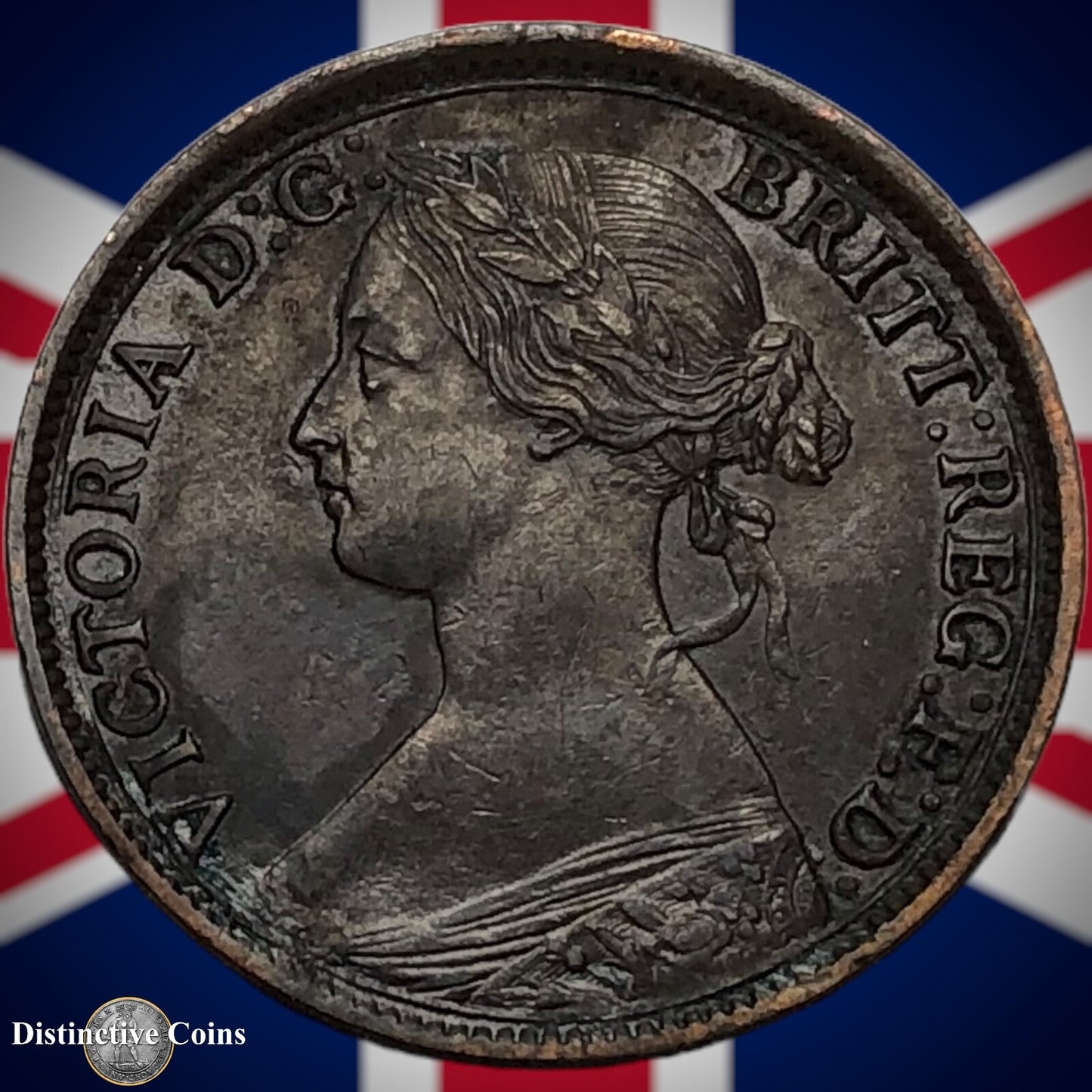 Great Britain 1862 Farthing 1/4d GB3495