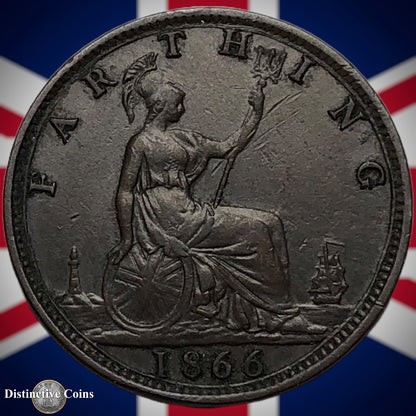 Great Britain 1866 Farthing 1/4d GB3582
