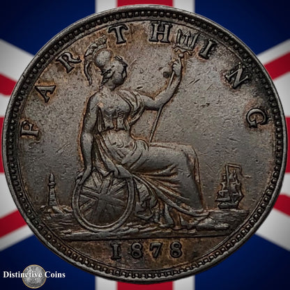 Great Britain 1878 Farthing 1/4d GB3778