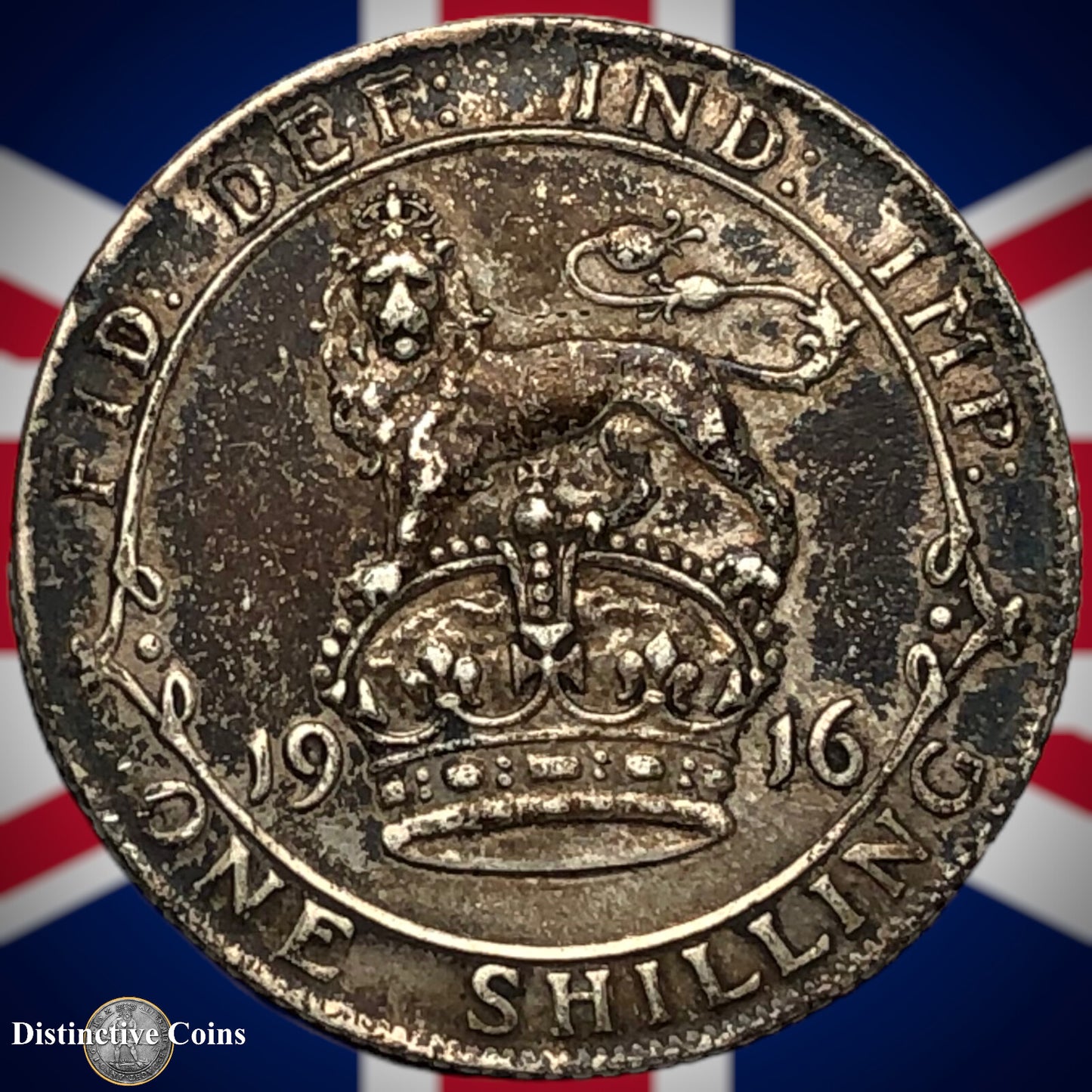 Great Britain 1916 One Shilling GB0961