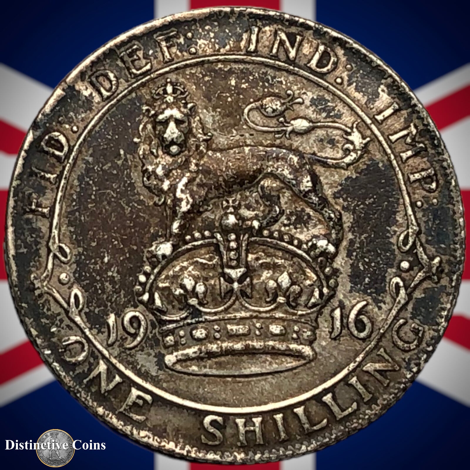 Great Britain 1916 One Shilling GB0961