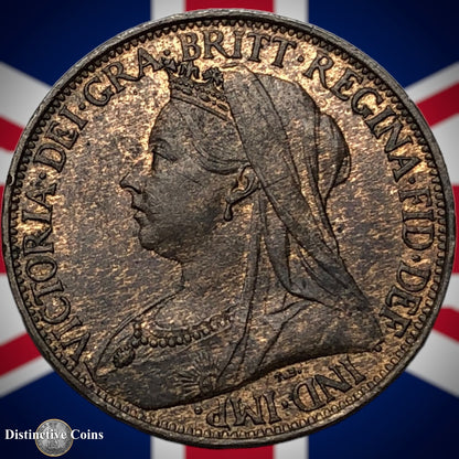 Great Britain 1895 Farthing 1/4d GB4418