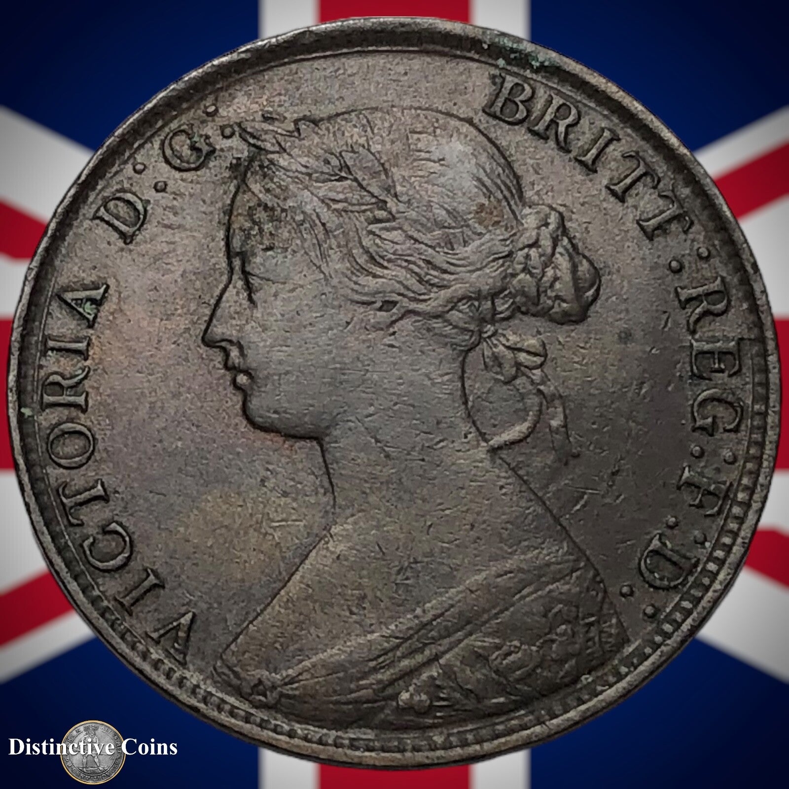 Great Britain 1861 Half Penny 1/2d GB5396