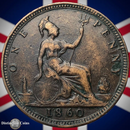 Great Britain 1860 Penny 1d GB6155