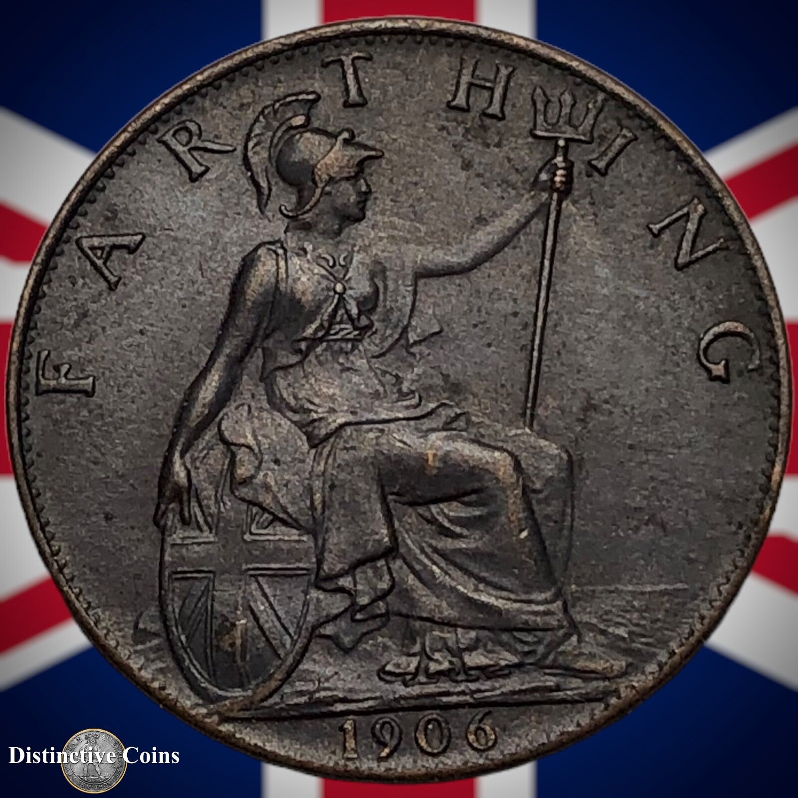 Great Britain 1906 Farthing 1/4d GB4592