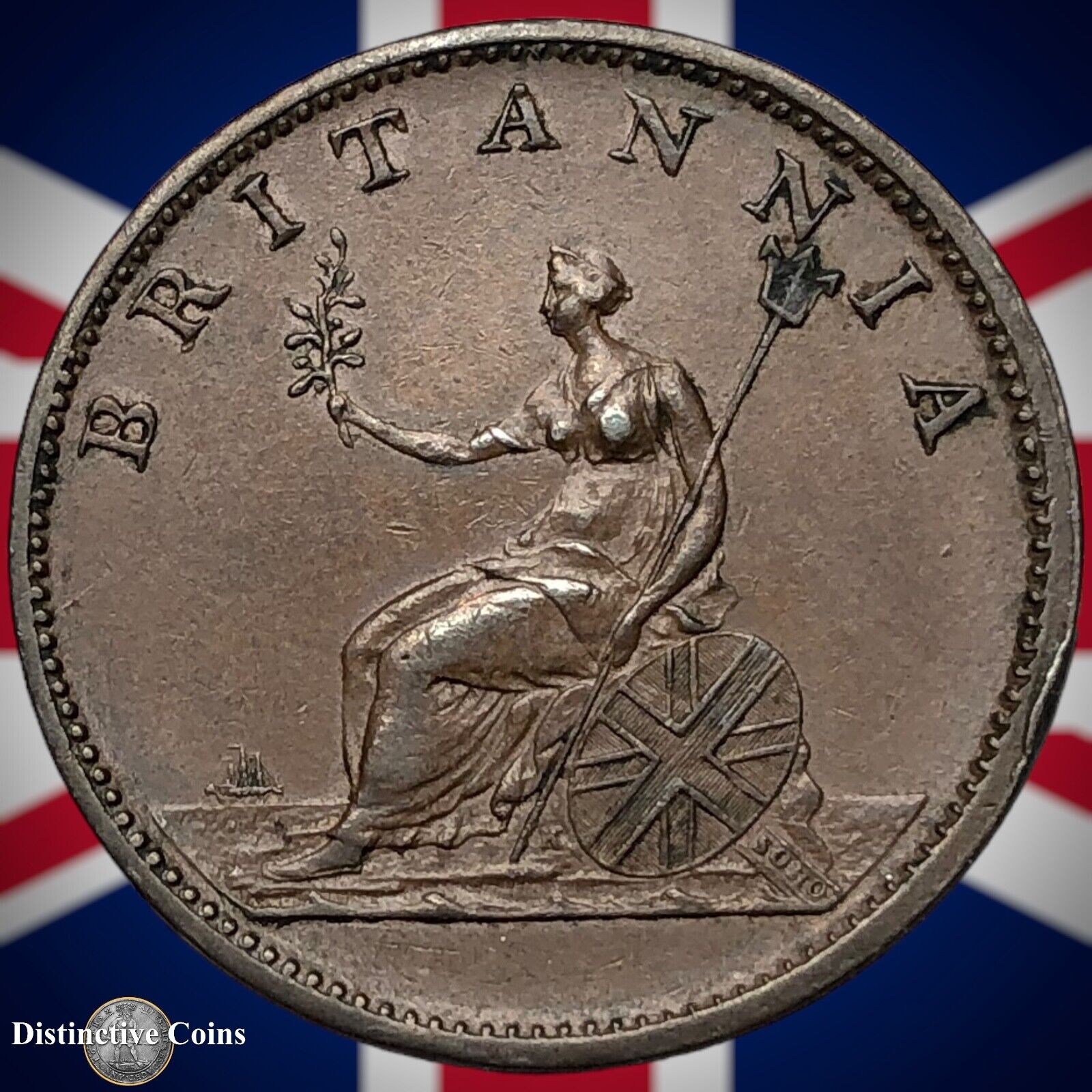 Great Britain 1807 Half Penny 1/2d GB5190