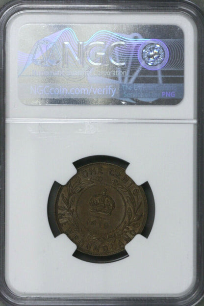 Canada Newfound Land 1919 Cent NGC MS 63 BN  S273
