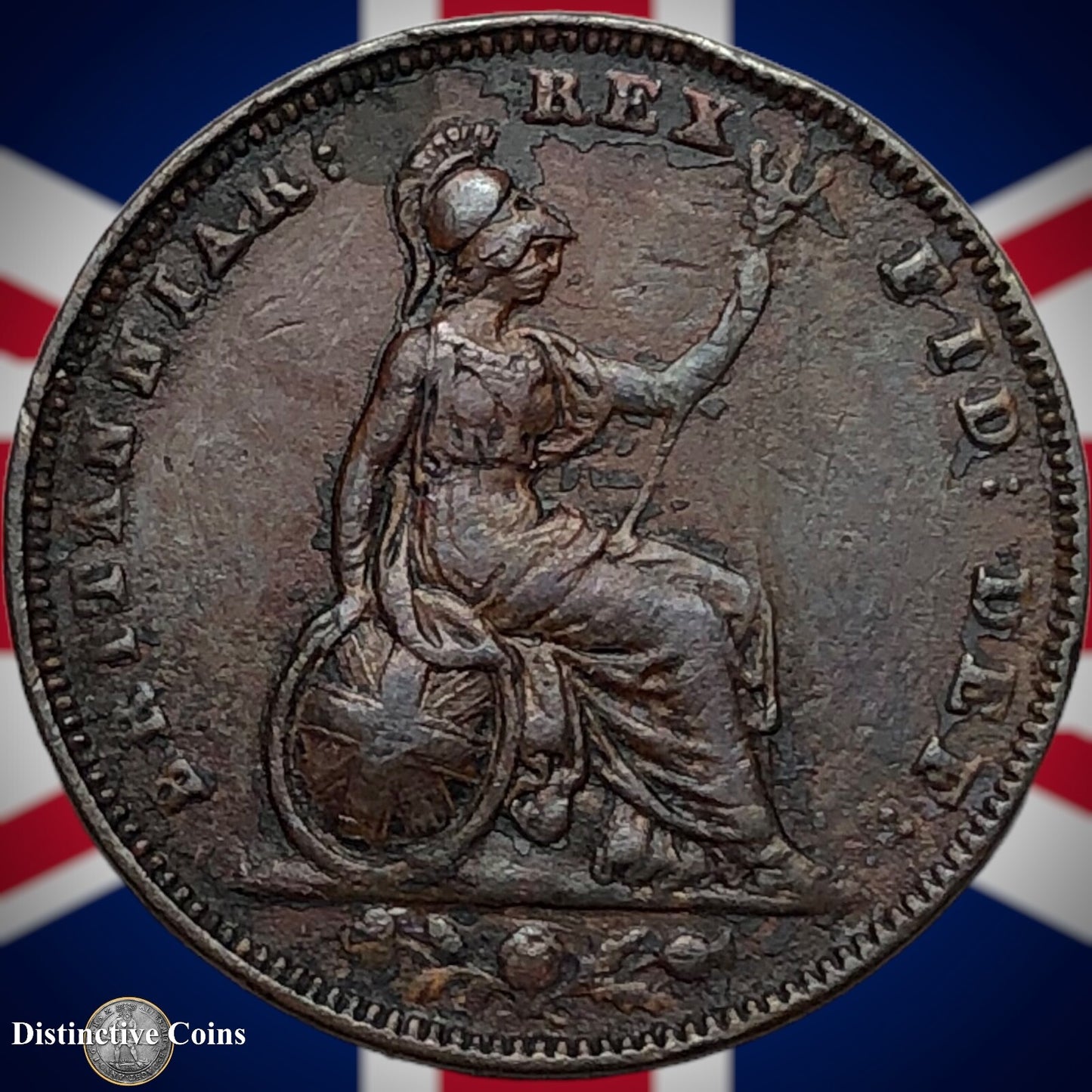 Great Britain 1836 Farthing 1/4d GB3385
