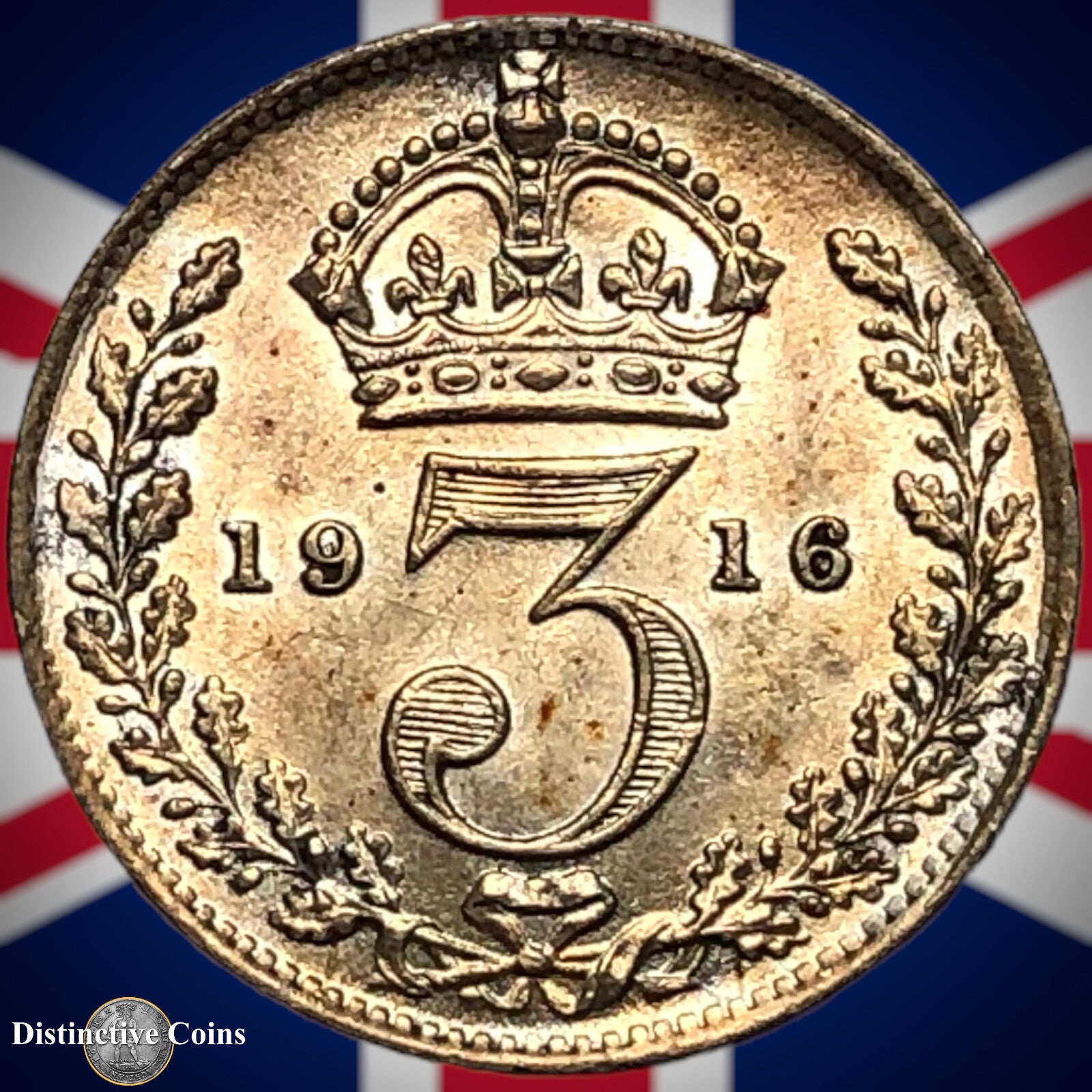 Great Britain 1916 Three Pence GB2173