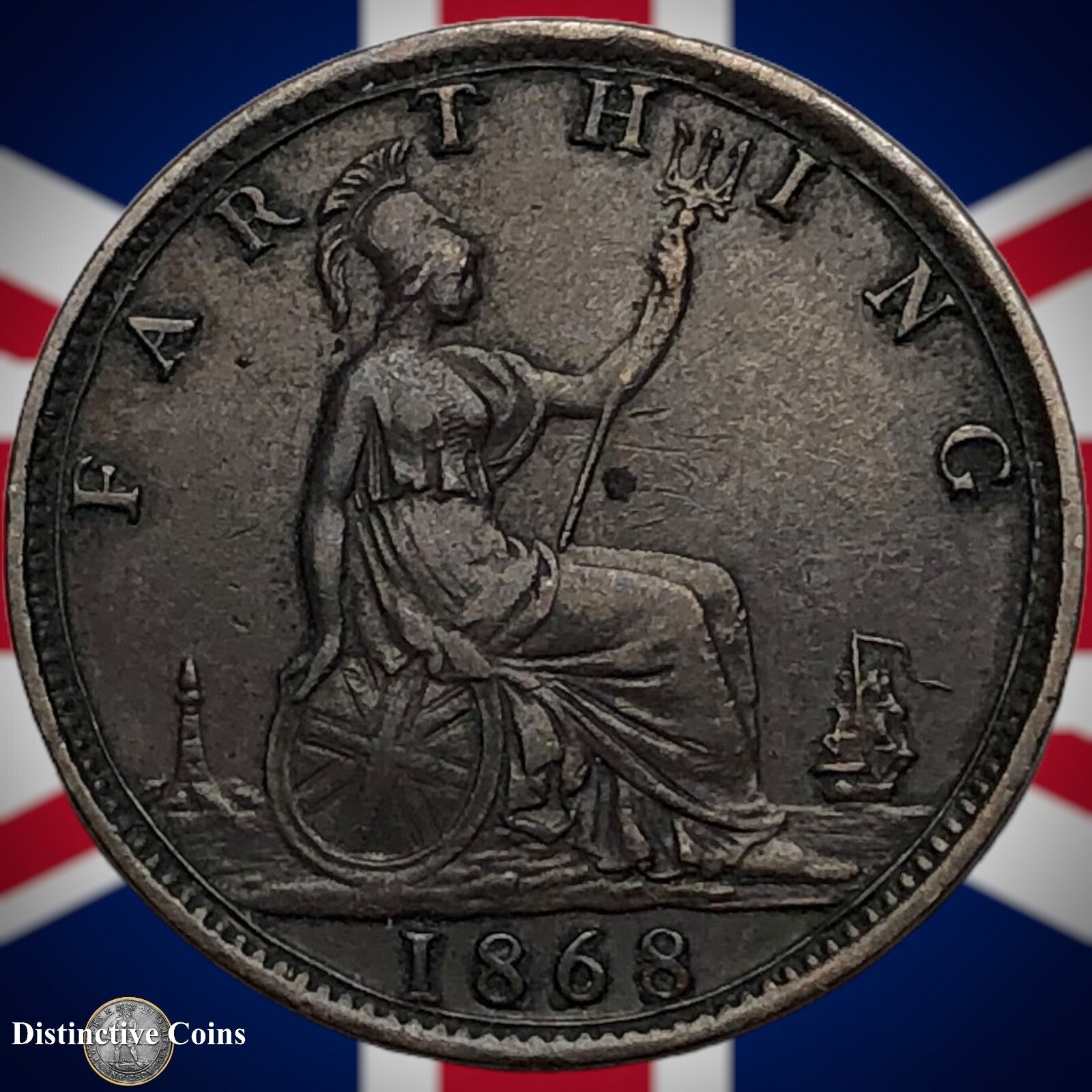 Great Britain 1868 Farthing 1/4d GB3622