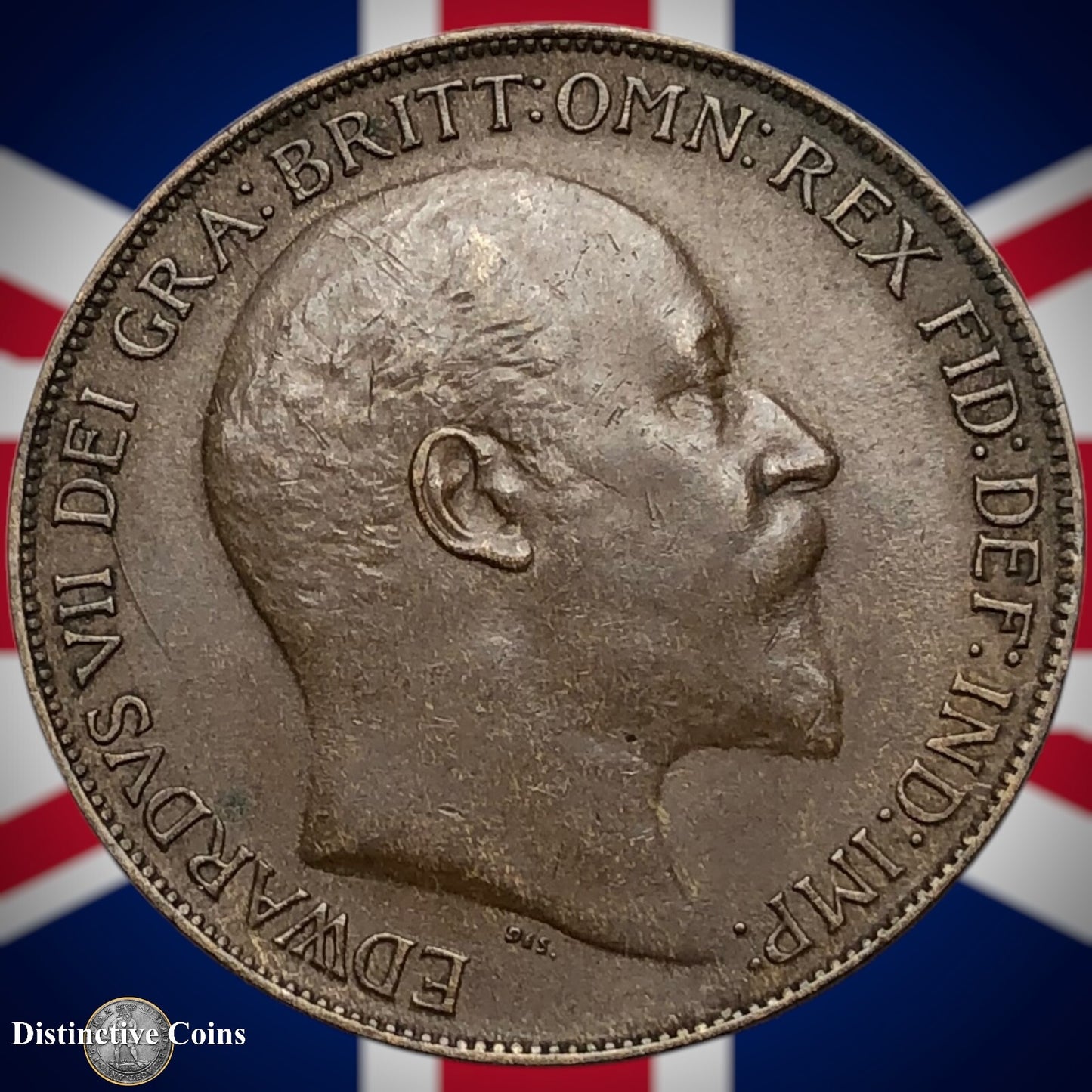 Great Britain 1908 Penny 1d GB6697