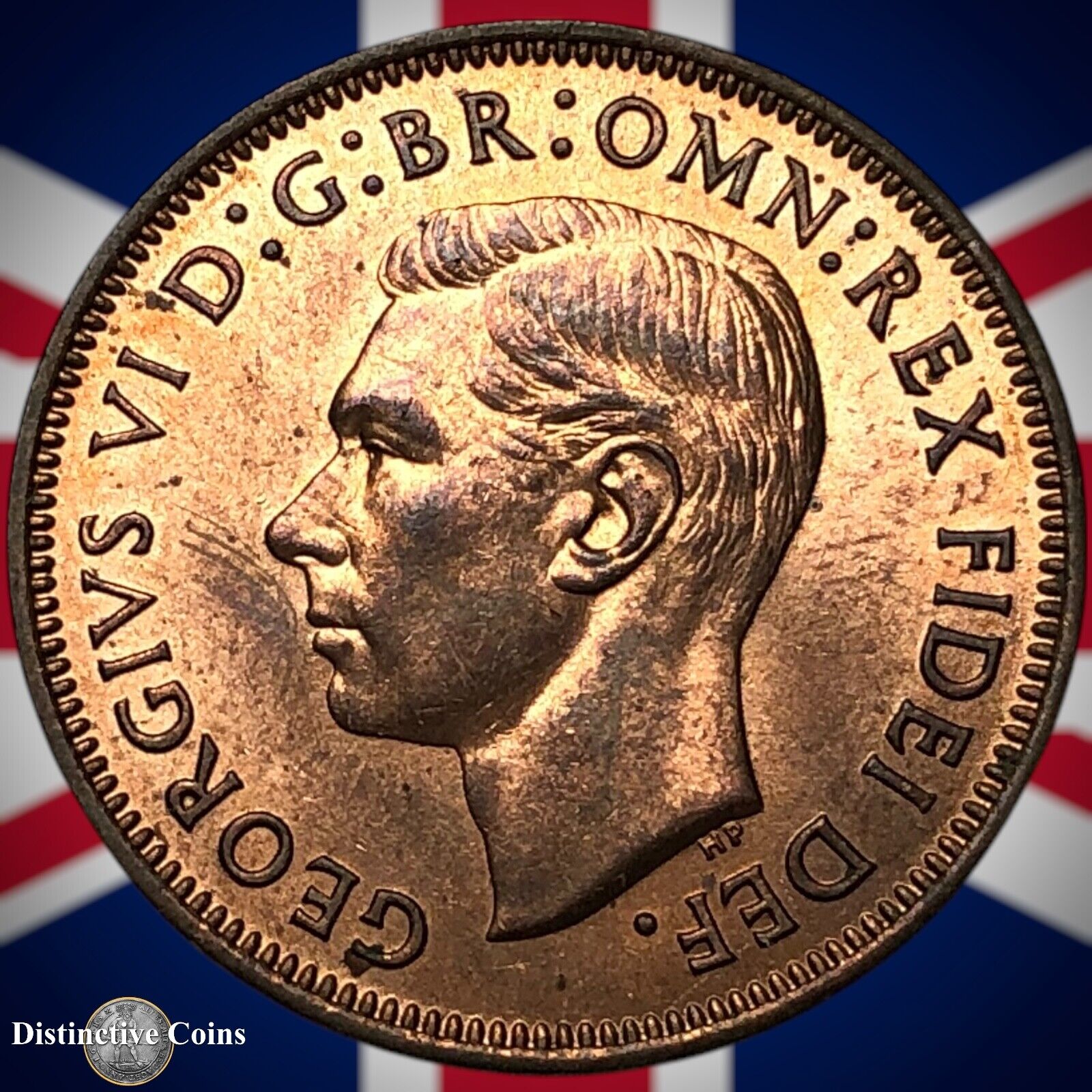 Great Britain 1951 Half Penny 1/2d GB6082