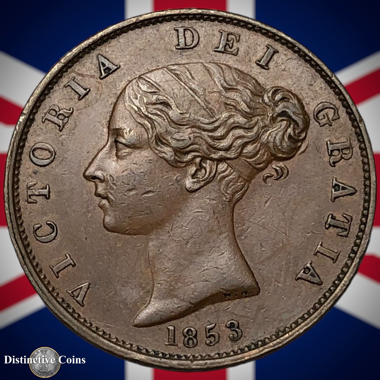 Great Britain 1853 Half Penny 1/2d GB5264