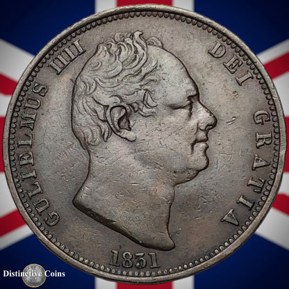 Great Britain 1831 Half Penny 1/2d GB5226