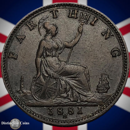 Great Britain 1881 H Farthing 1/4d GB3912