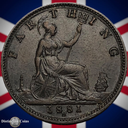 Great Britain 1881 H Farthing 1/4d GB3912