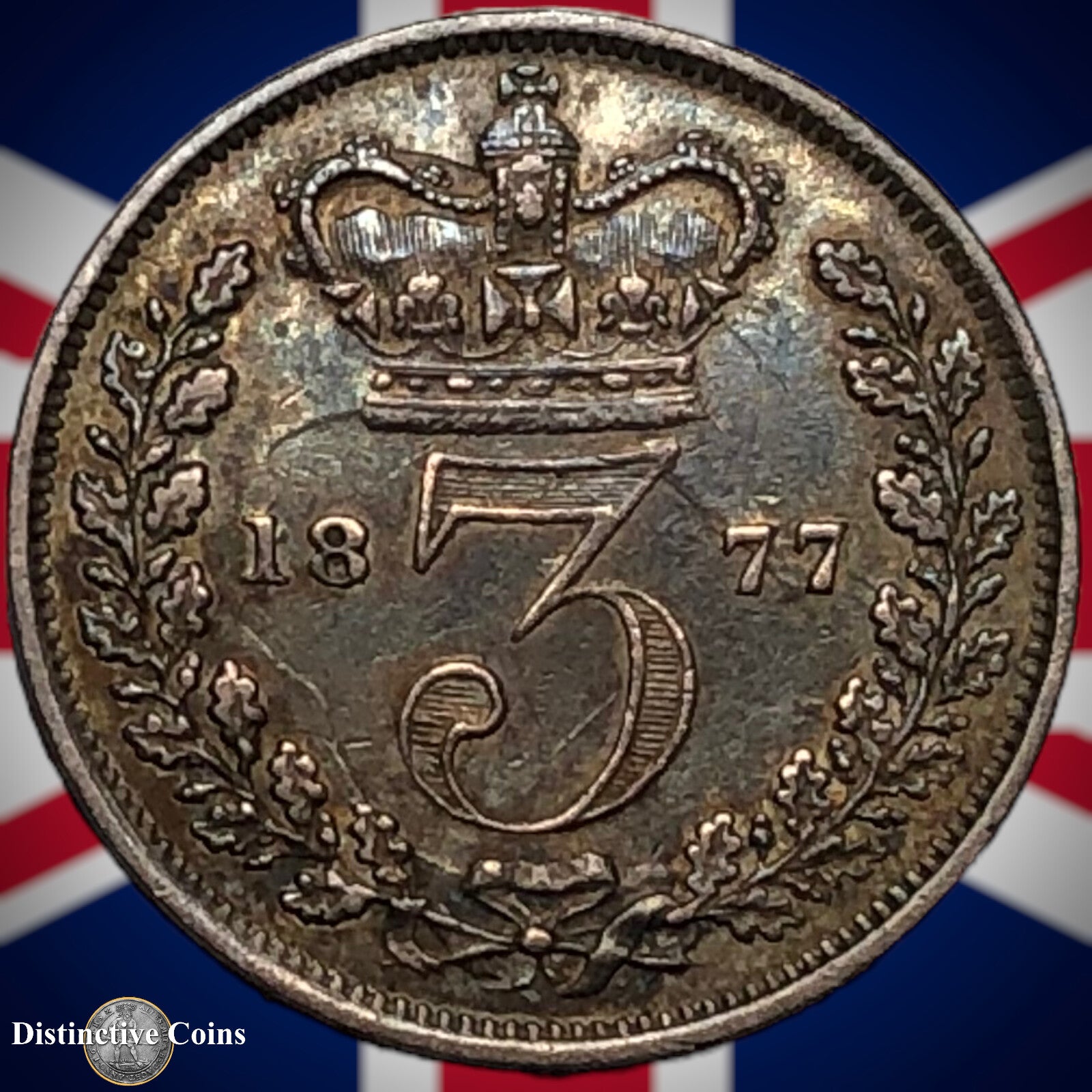 Great Britain 1877 Three Pence GB1892