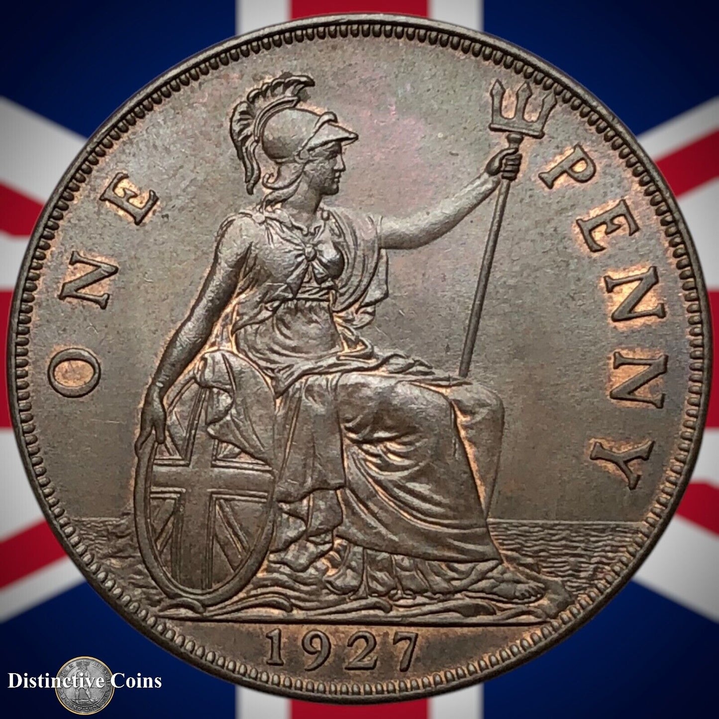 Great Britain 1927 Penny 1d GB7073