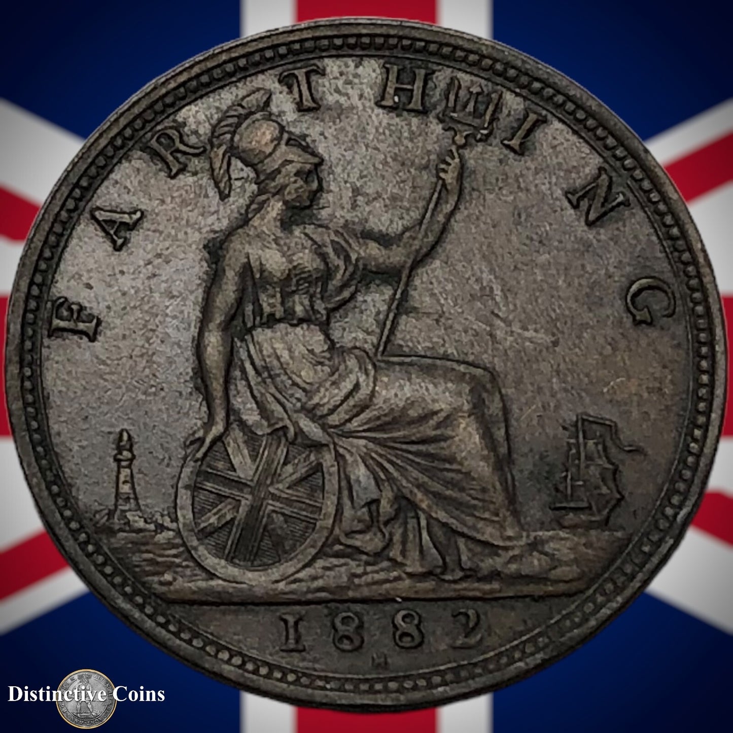 Great Britain 1882 H Farthing 1/4d GB4037