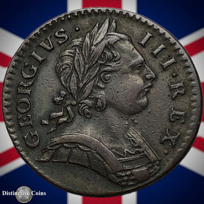 Great Britain 1773 Farthing 1/4d GB3190