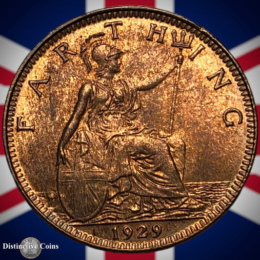 Great Britain 1929 Farthing 1/4d GB4887