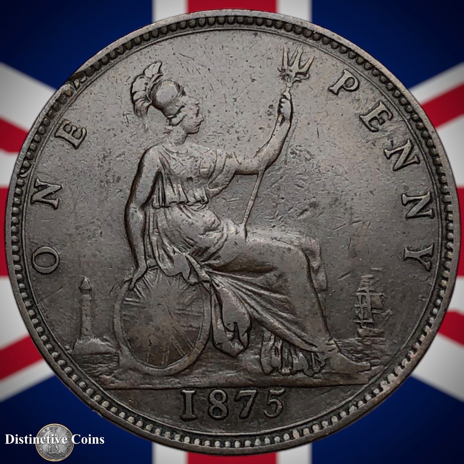Great Britain 1875 Penny 1d GB6366