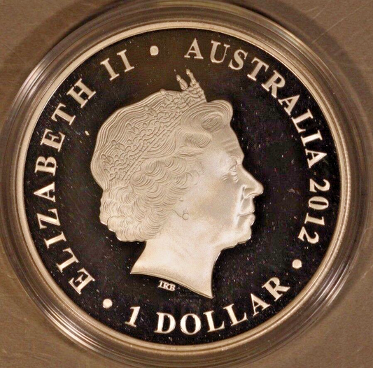 2012 Australia Dollar Proof Q.E.II Commemoration 50 Years 