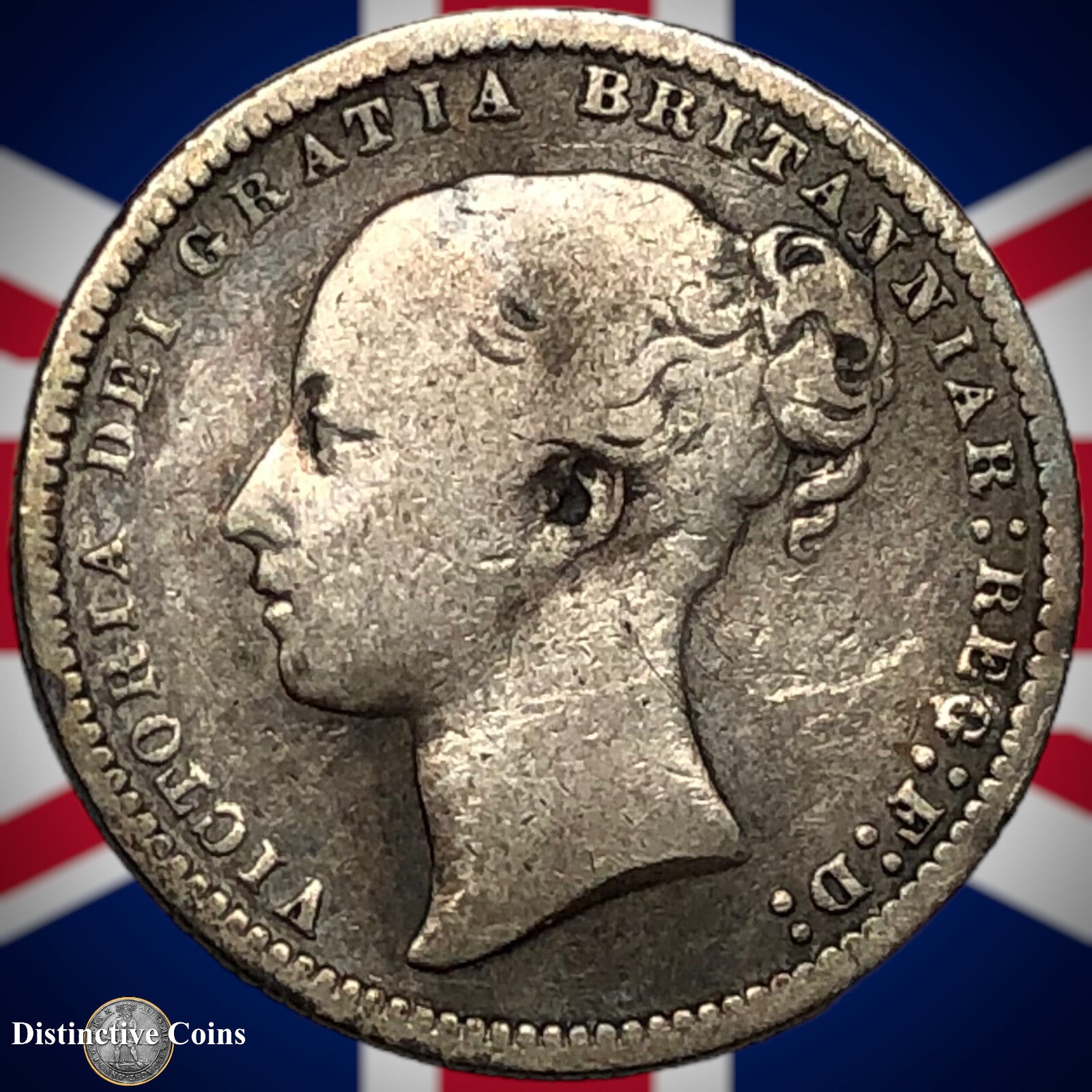 Great Britain 1874 British One Shilling GB0347