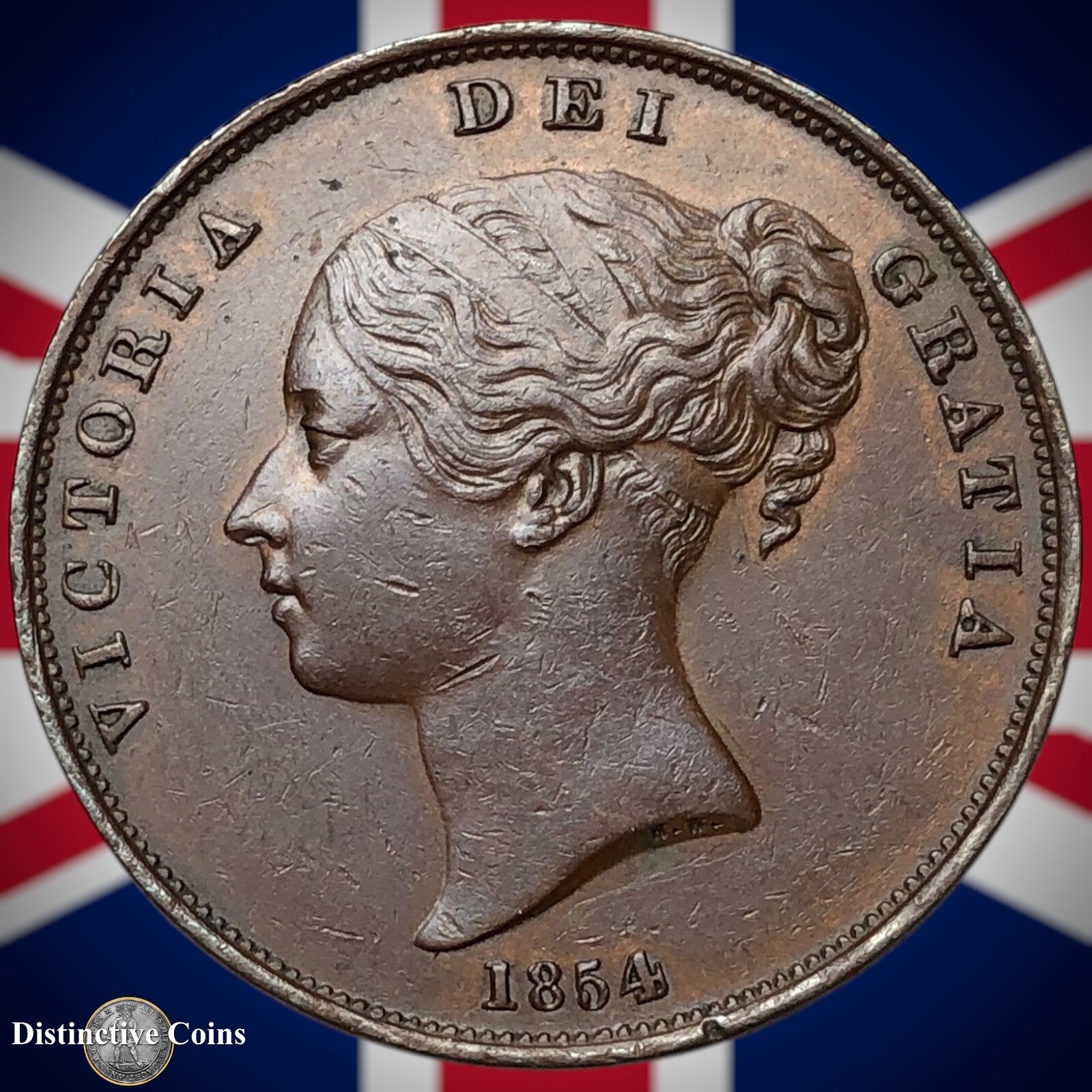 Great Britain 1854 Penny 1d GB6143