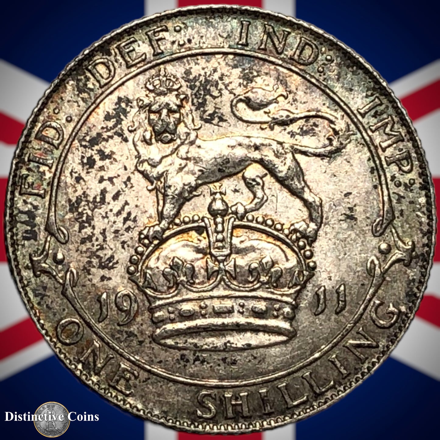 Great Britain 1911 One Shilling GB0917