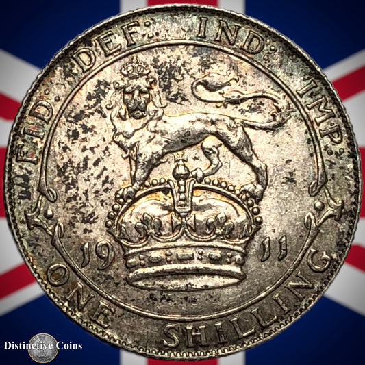 Great Britain 1911 One Shilling GB0917