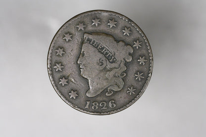 US 1826 Coronet Head Large Cent   A3126