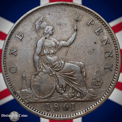 Great Britain 1861 Penny 1d GB6180