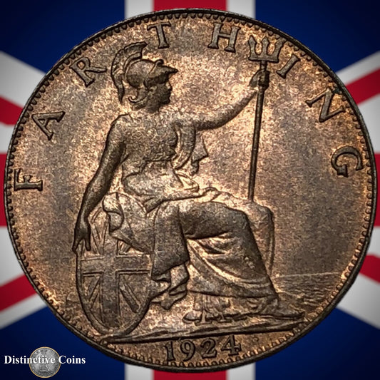 Great Britain 1924 Farthing 1/4d GB4805