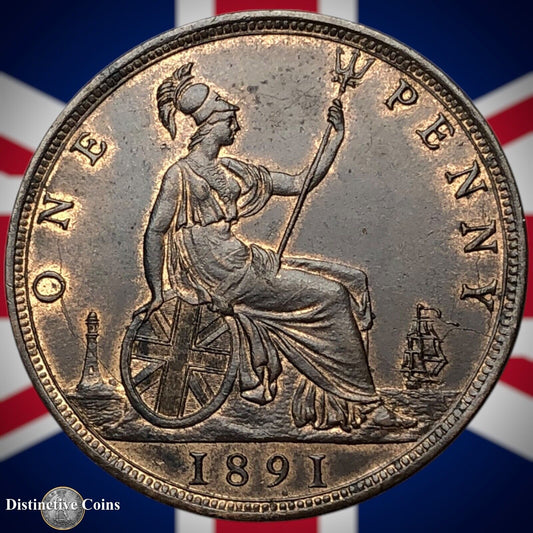 Great Britain 1891 Penny 1d GB6538