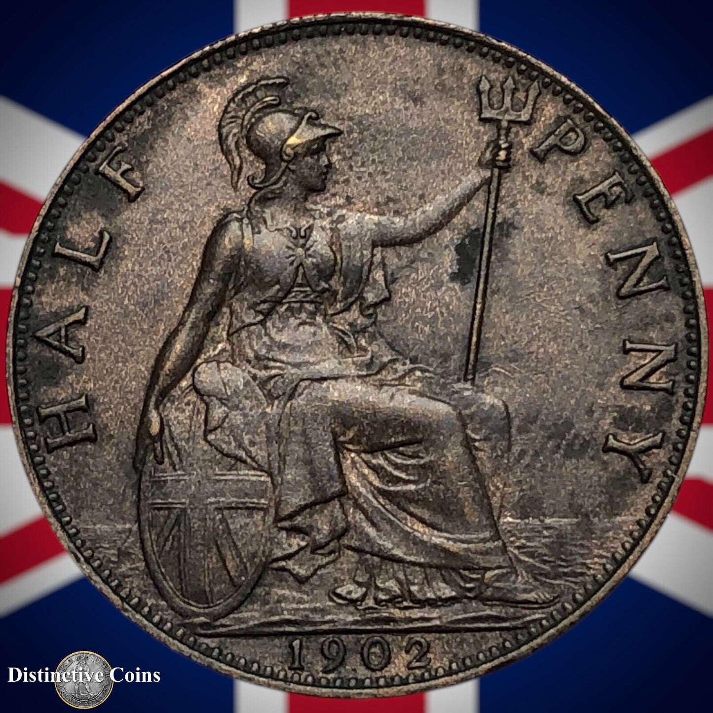 Great Britain 1902 Half Penny 1/2d GB5777