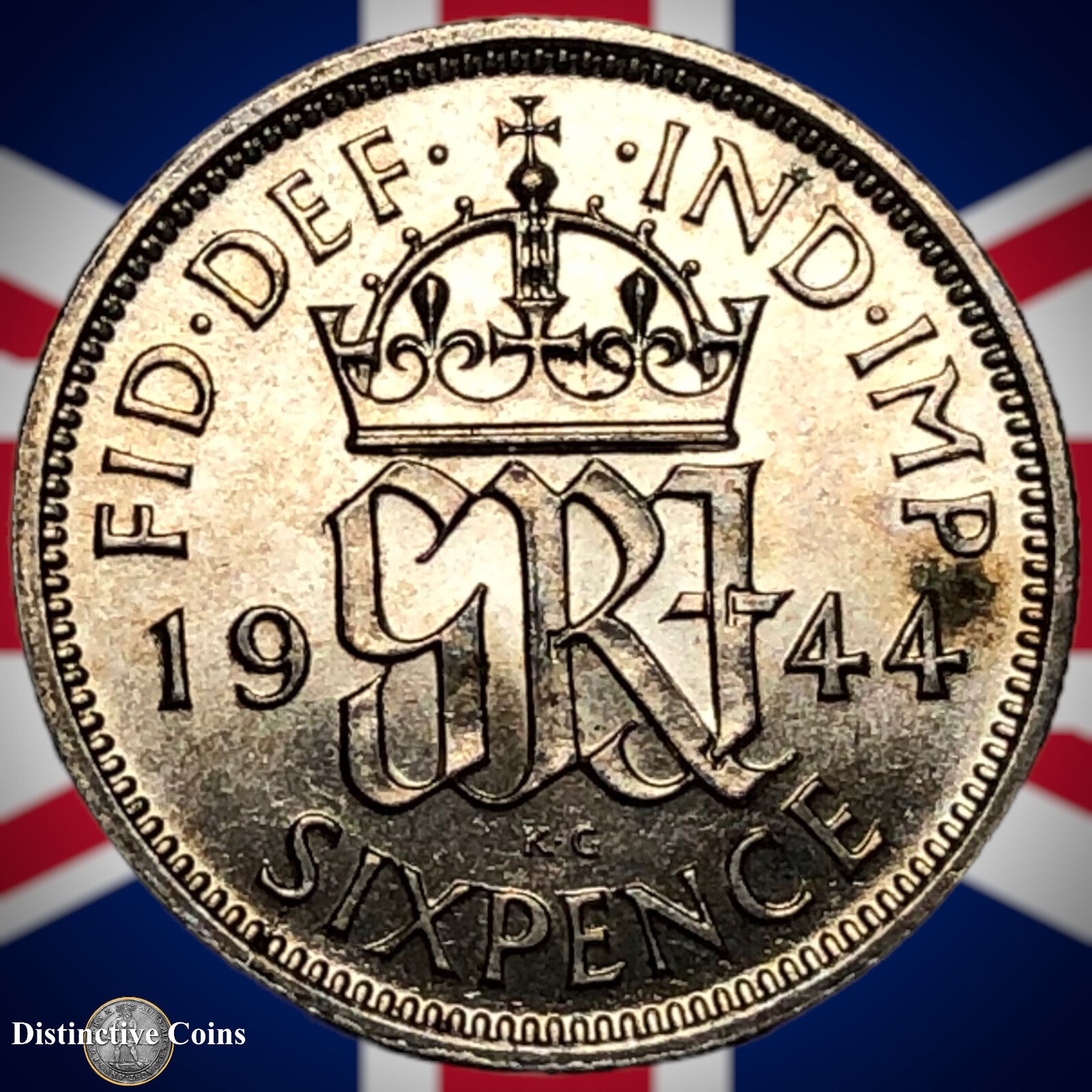 Great Britain 1944 Six Pence GB1755