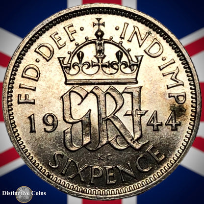 Great Britain 1944 Six Pence GB1755