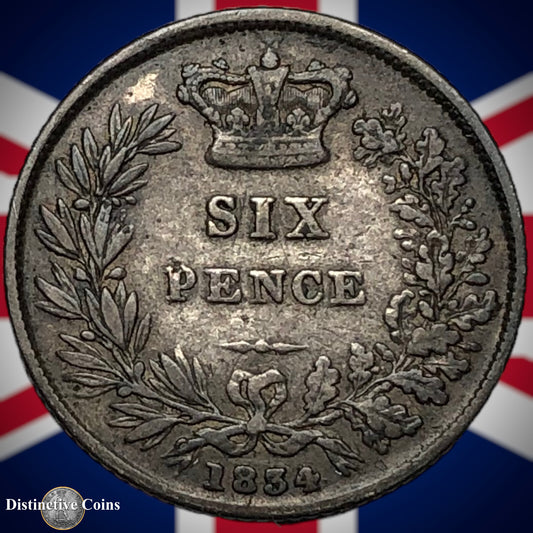 Great Britain 1834 Six Pence GB2563
