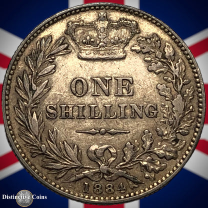 Great Britain 1884 British One Shilling GB0448