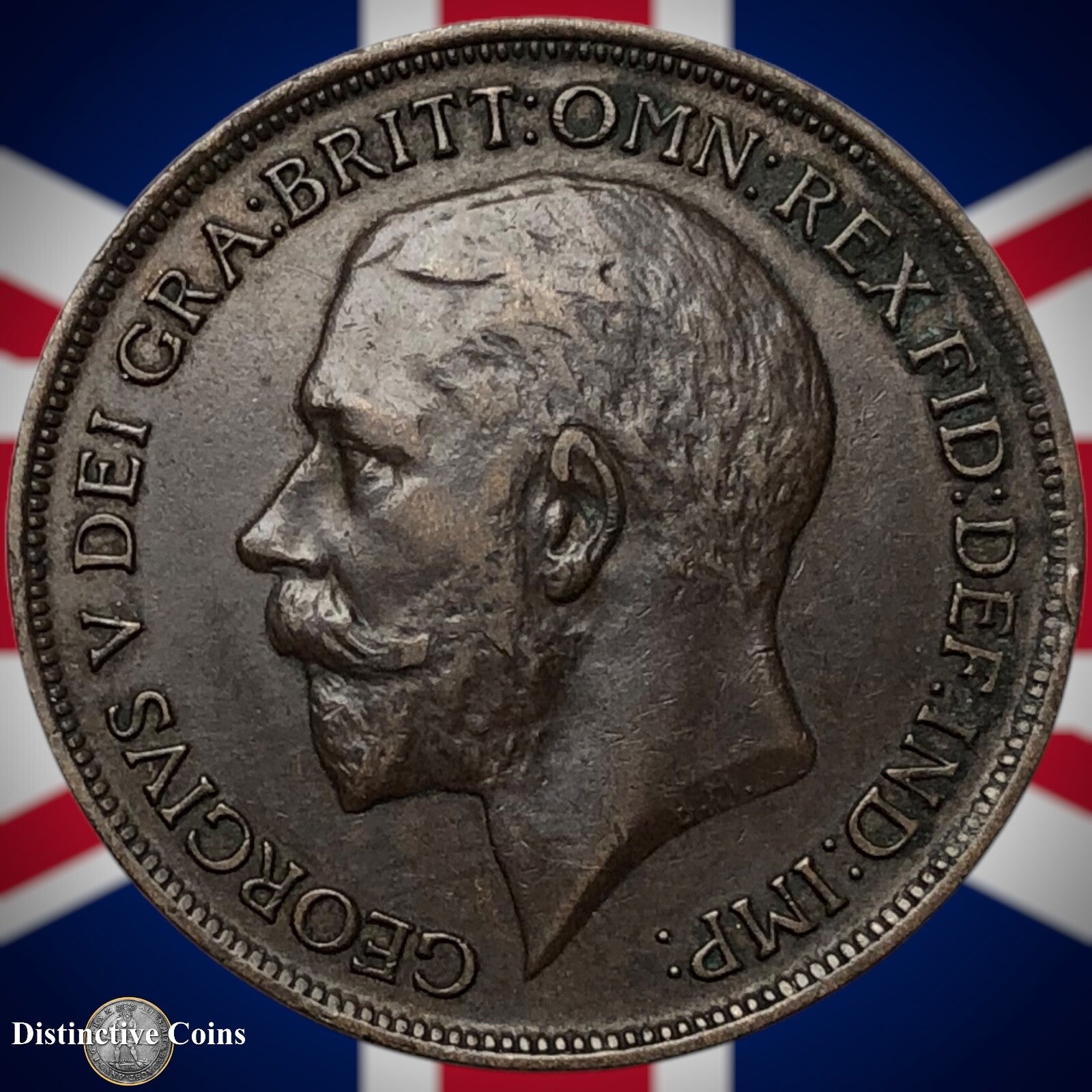 Great Britain 1917 Penny 1d GB6843