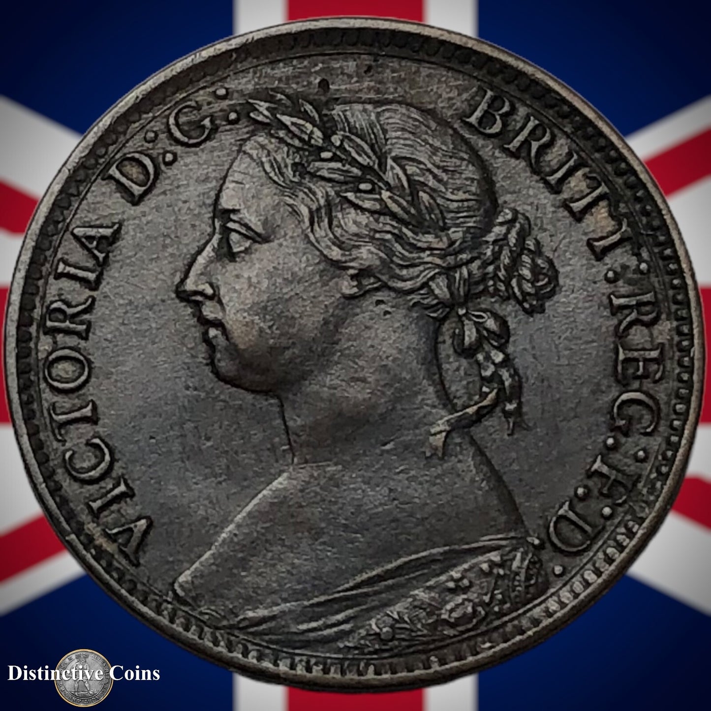 Great Britain 1886 Farthing 1/4d GB4209