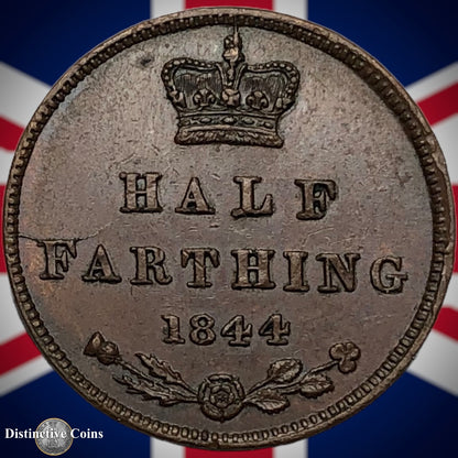 Great Britain 1844 Half Farthing 1/2 Penny GB3114