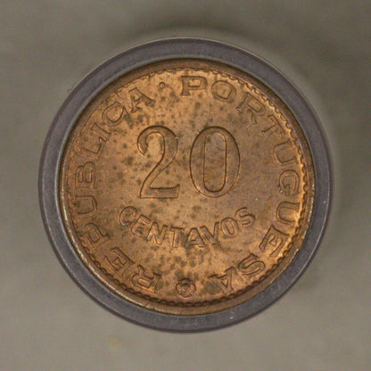 St. Thomas and Prince 1962 20 centavos unc