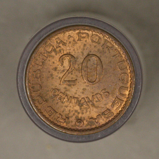 St. Thomas and Prince 1962 20 centavos unc